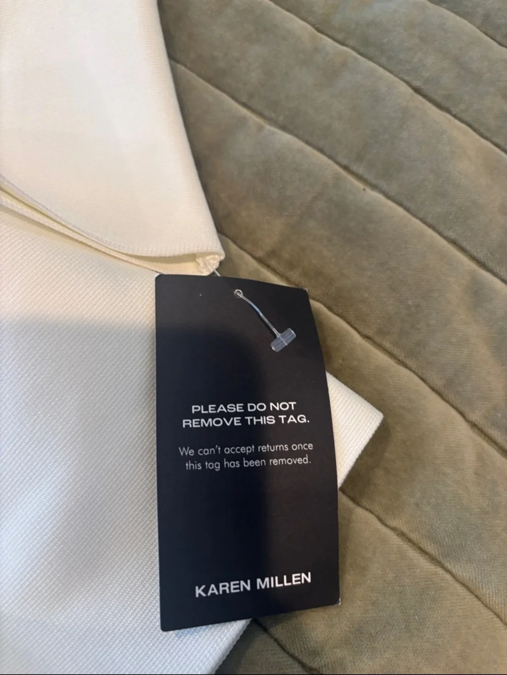 Karen Millen White Embellished Floral Appliqué Jacket - Picture 15 of 16